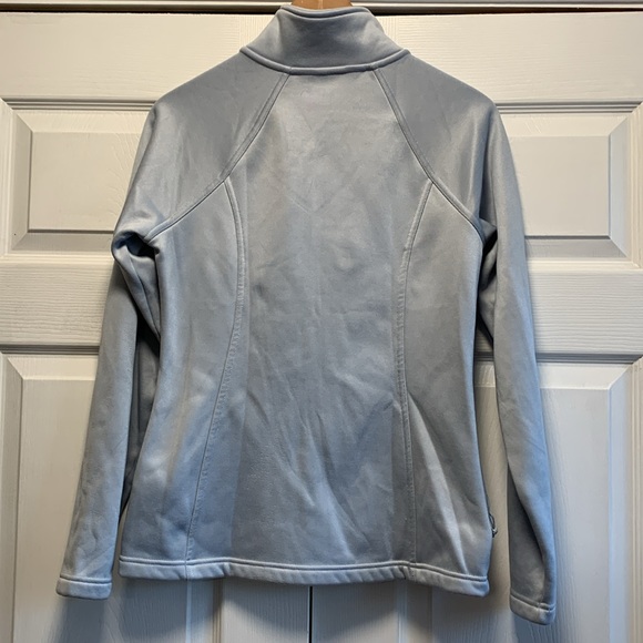 THE NORTH FACE | soft shell fleece pale blue WOMENS MEDIUM - Picture 4 of 7